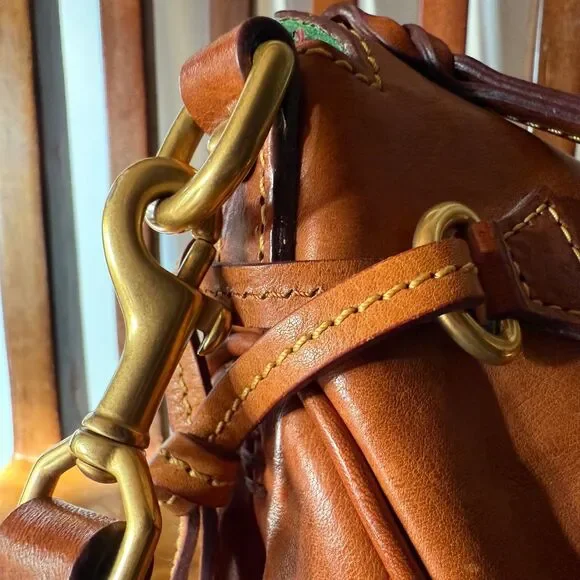 Dooney & Bourke Florentine Large Tassel Satchel – Natural - Picture 12 of 17